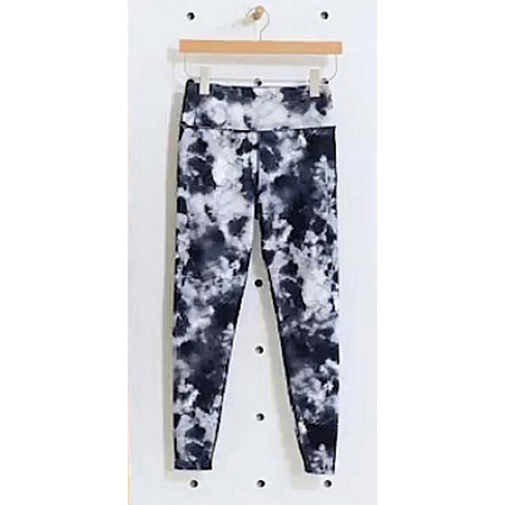Soulcycle Tie-Dye Contour Stitch Tights Skinny Run - Picture 7 of 11